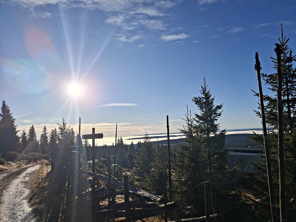 Ved Kaussetra  starten av turen