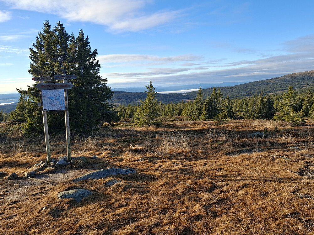 Ved løypekrysset Nordseterfjellet