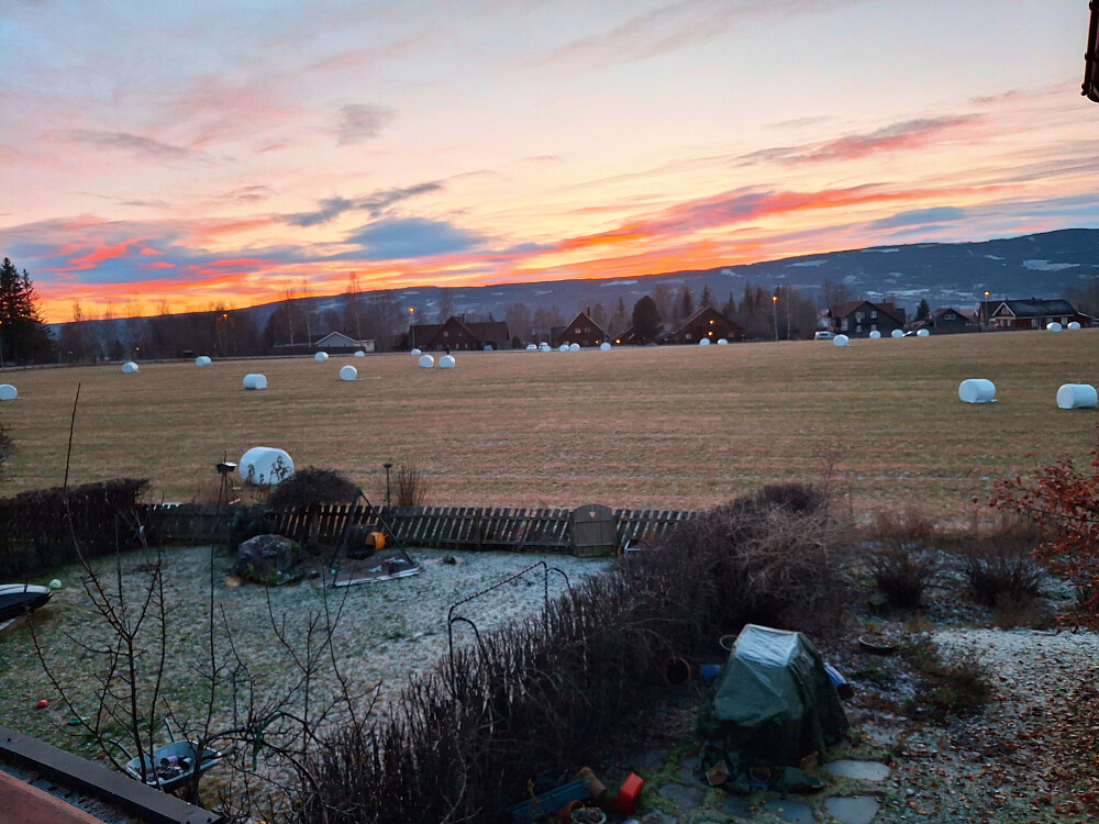 Solnedgang i Blestervegen
