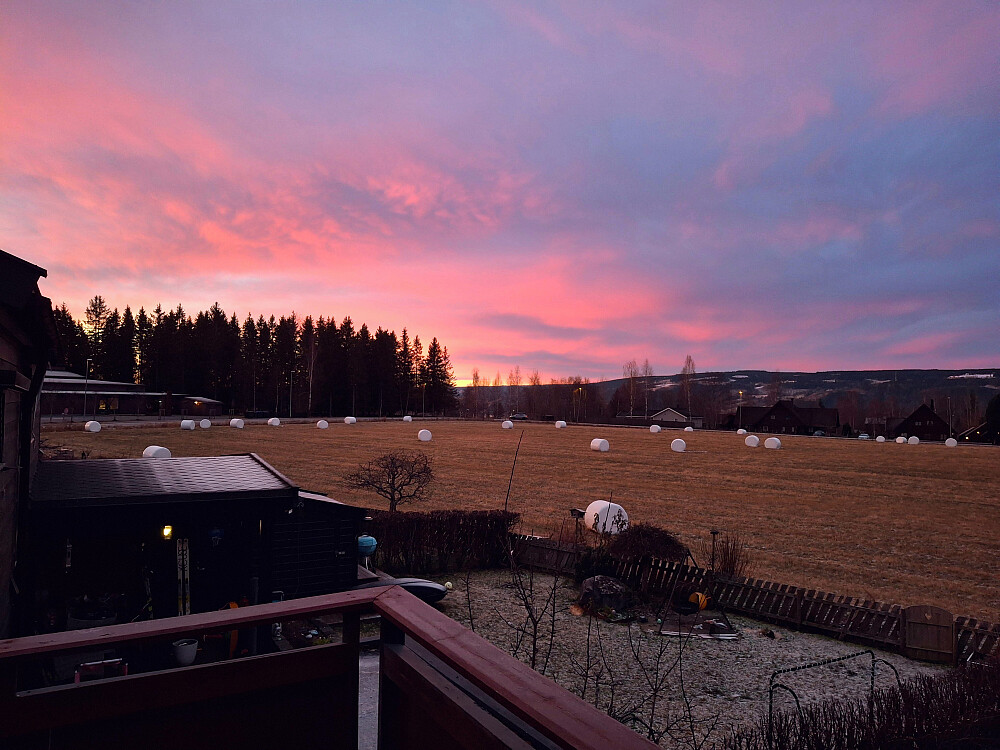 Soloppgang i Blestervegen