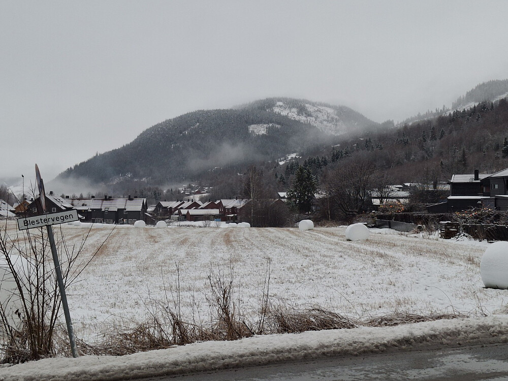 Fra Blestervegen, mot Balbergkampen
