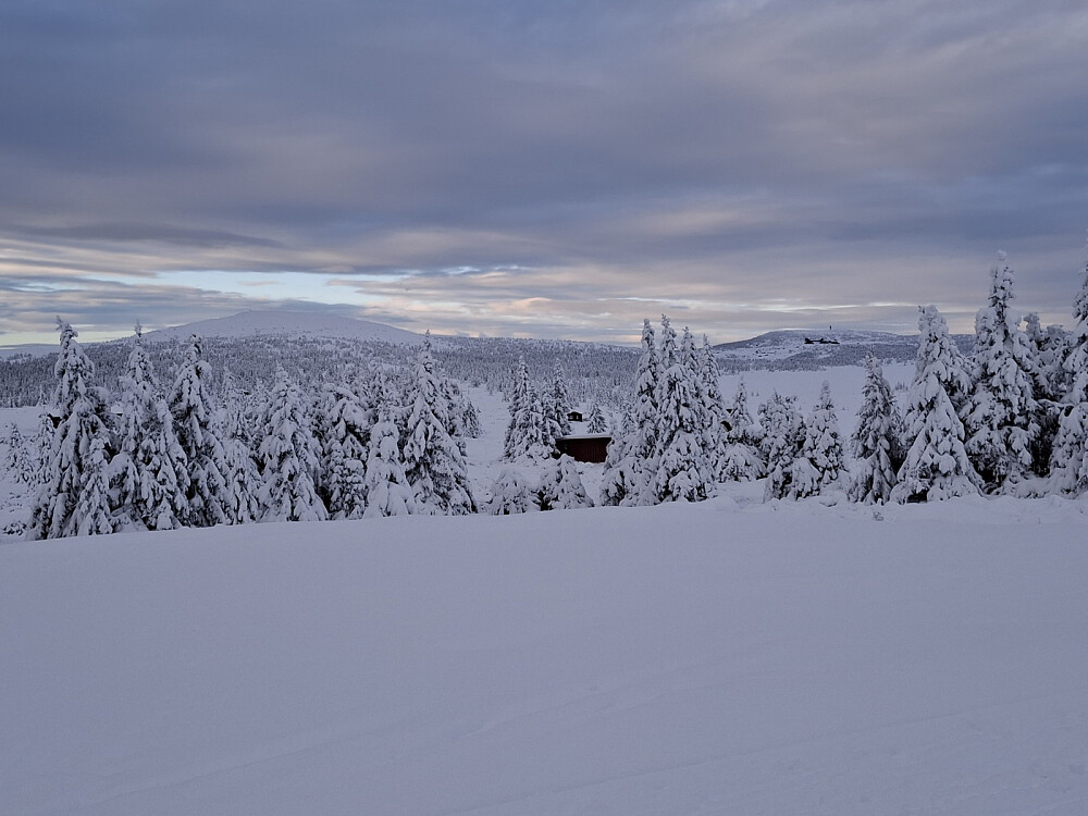 På Nevelåsen, mot Nevelfjell og Hafjell