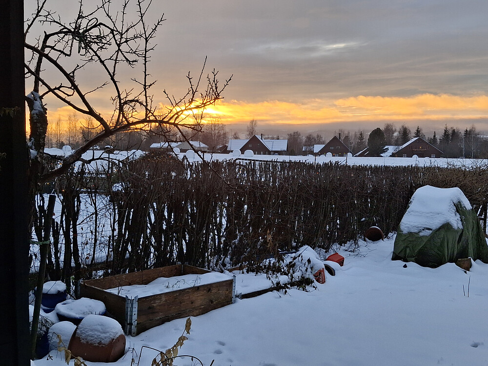 Solnedgang i Blestervegen
