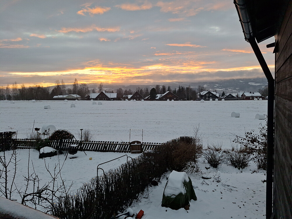 Solnedgang i Blestervegen
