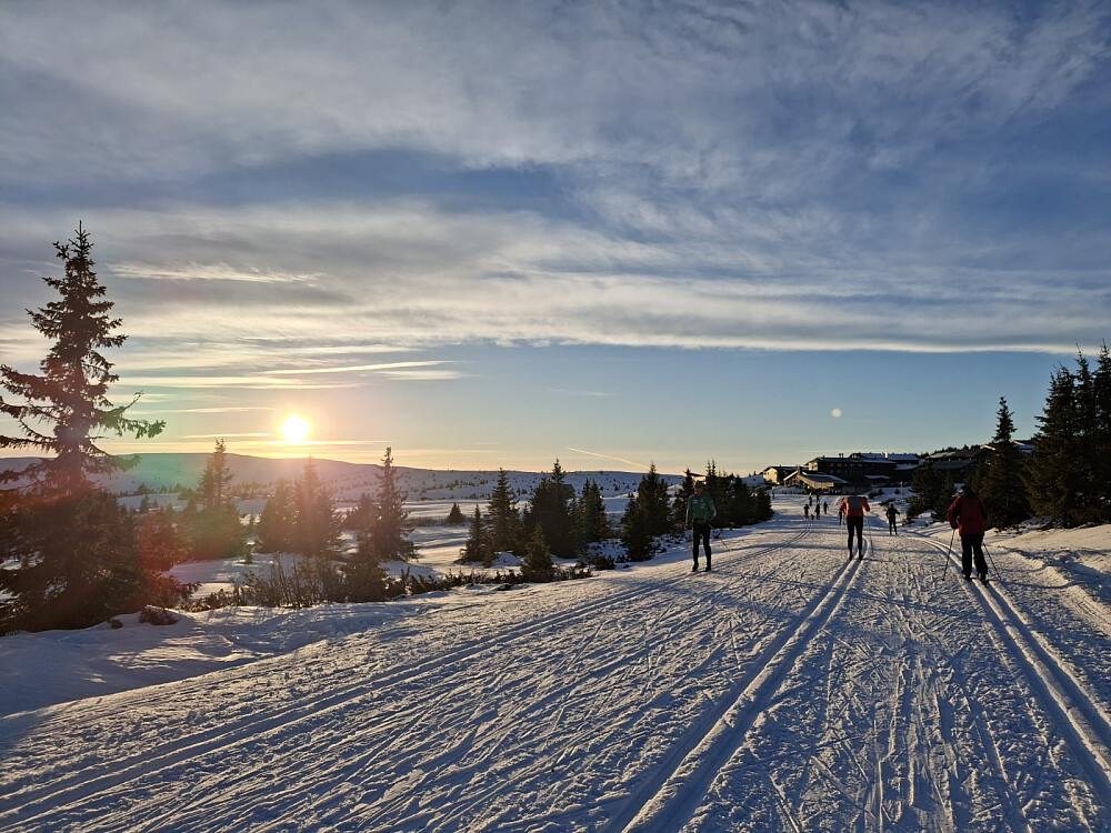Nærmer meg Pellestova på tilbaketuren