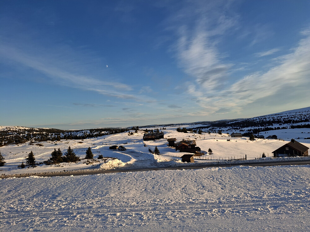 Fra løypa ved Pellestova