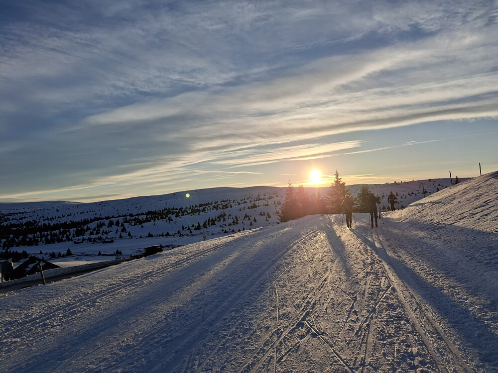 På tur tilbake til parkeringa