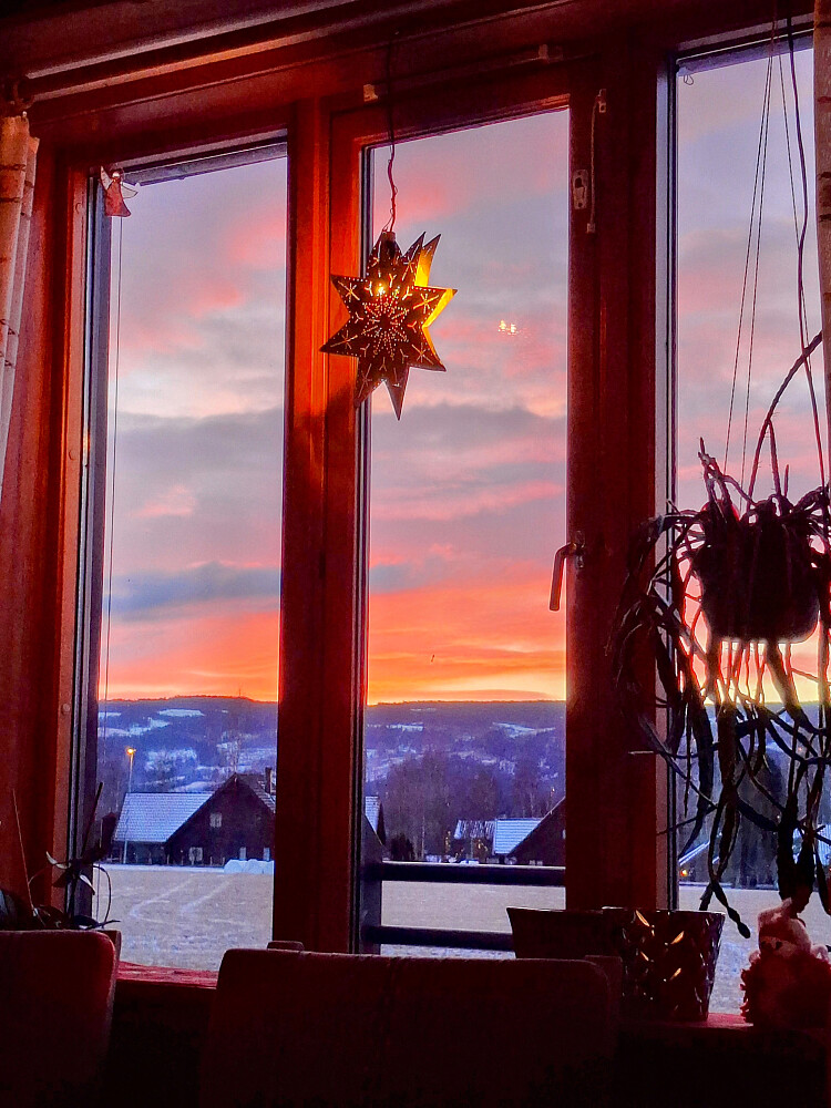 Ingen tur 2. januar, men flott solnedgang