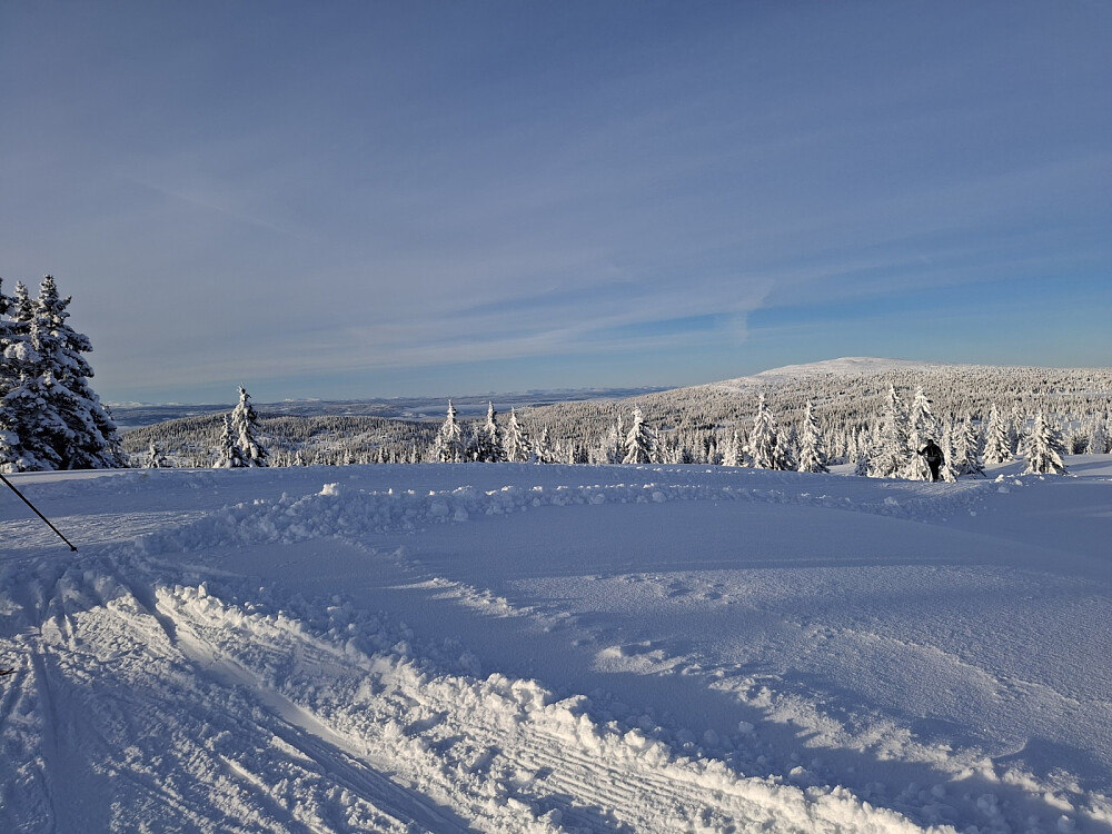 Å løypekrysset Nordseterfjellet