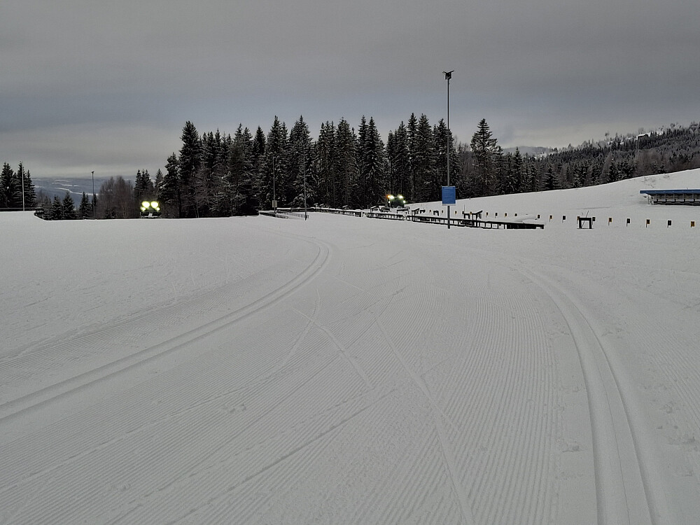 Løypekjøring på skiskytterstadion