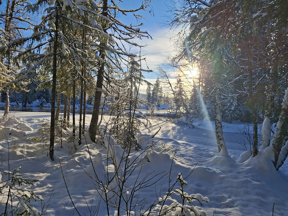 Mesnaelva ved Birkebeinerløypa