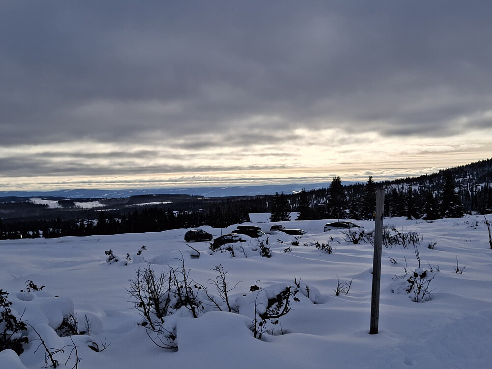Tilbake på Nordseter, det skyes over