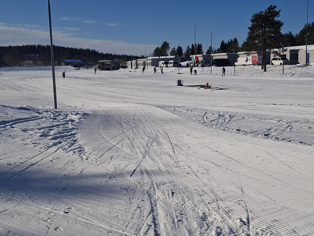 På skistadion, forberedelser til junior VM og U 23