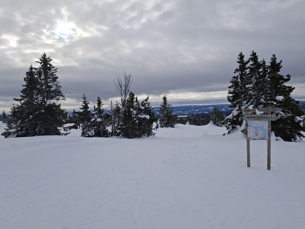 Ved løypekrysset Nordseterfjellet