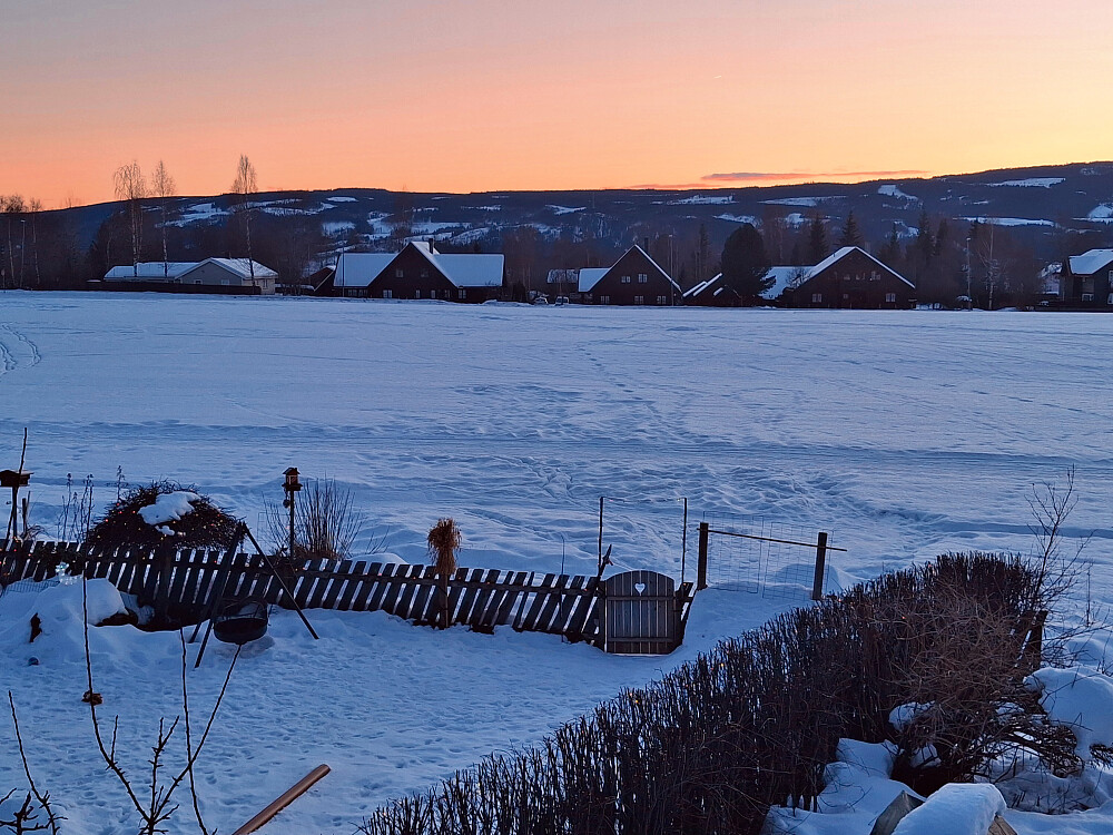 Solnedgang i Blestervegen