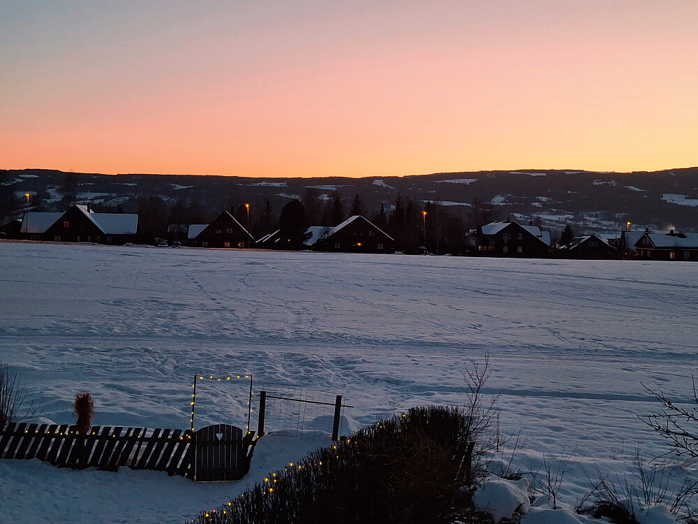 Kveldsstemning i Blestervegen