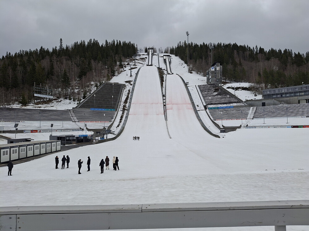 Turister i Lysgårdsbakken