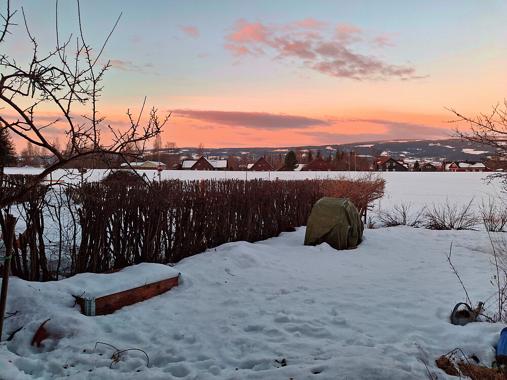 Fin morgen i Blestervegen, godt etter flere dager med tåke