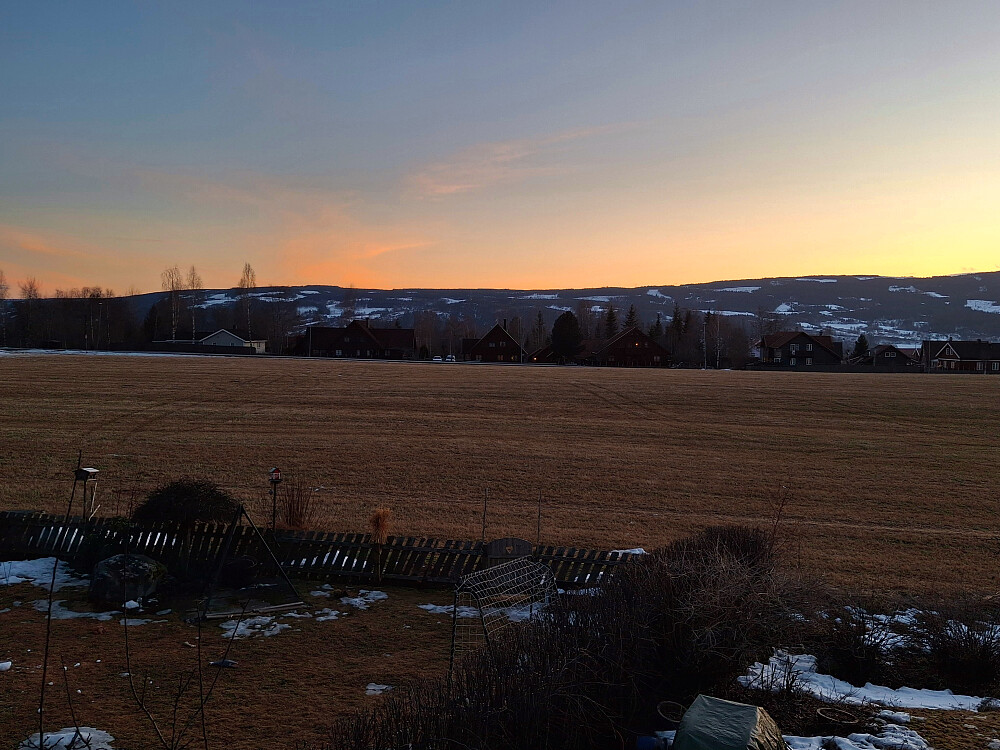Kveldsstemning i Blestervegen