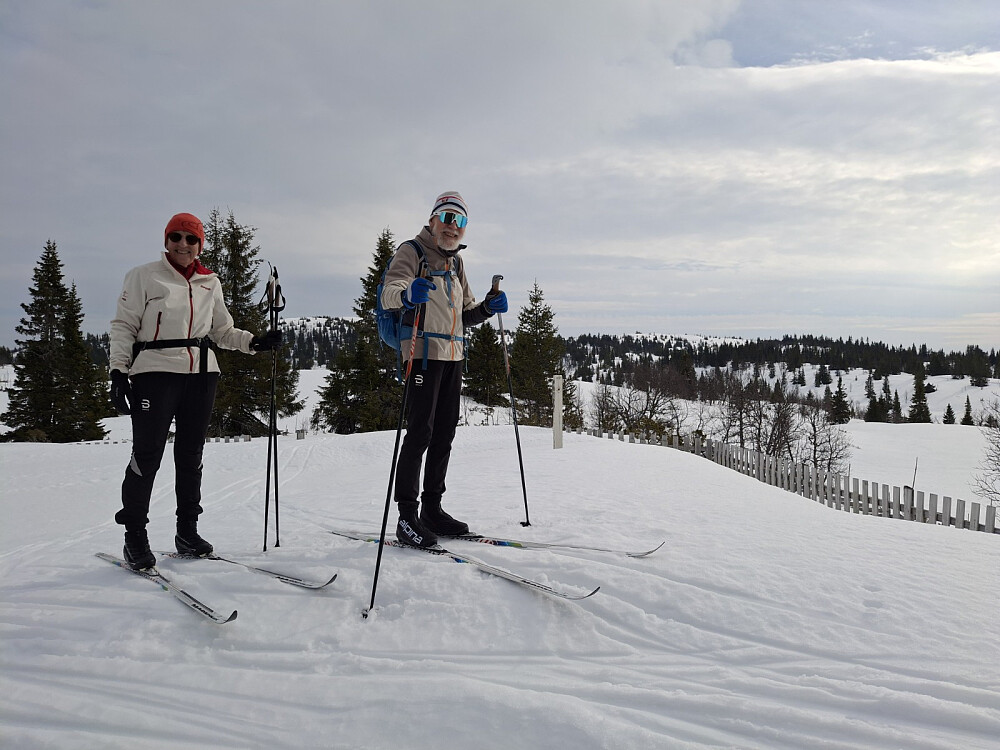 Marit og Helge ved Ginahytta