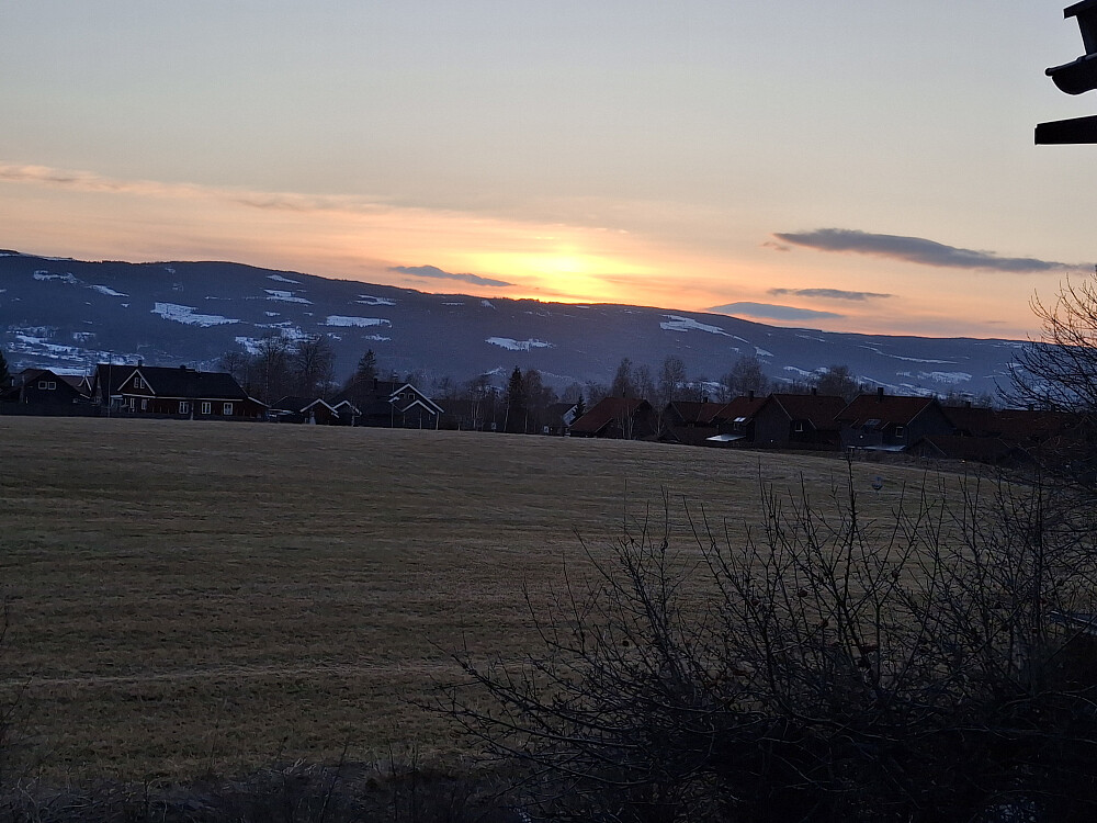 Kveldsstemning i Blestervegen