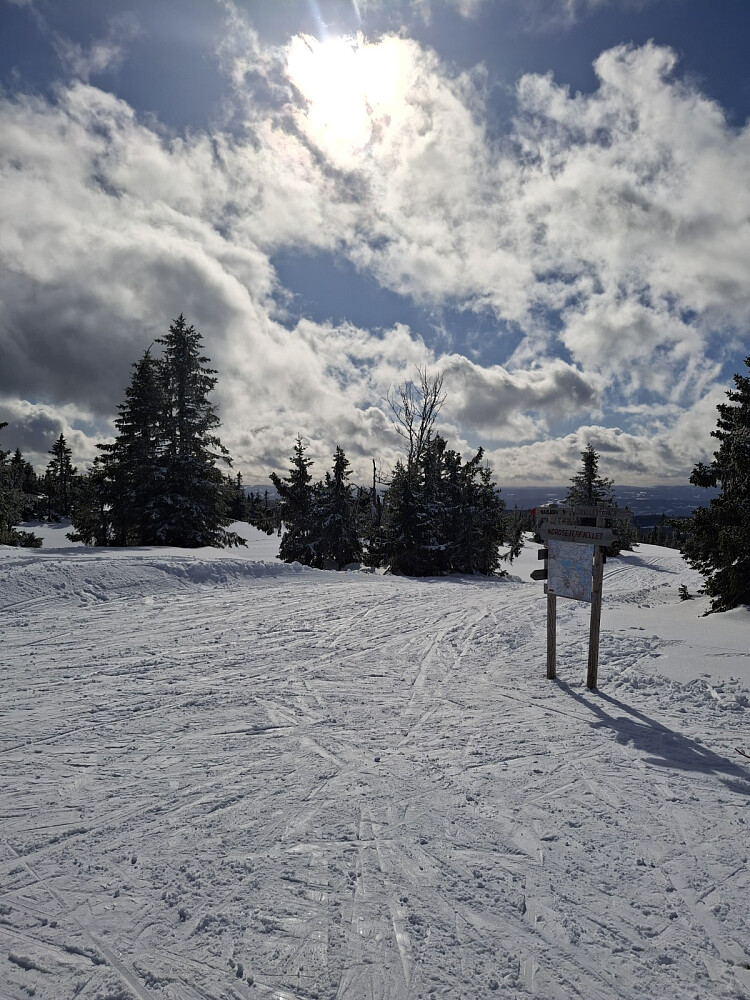 Ved løypekrysset Nordseterfjellet