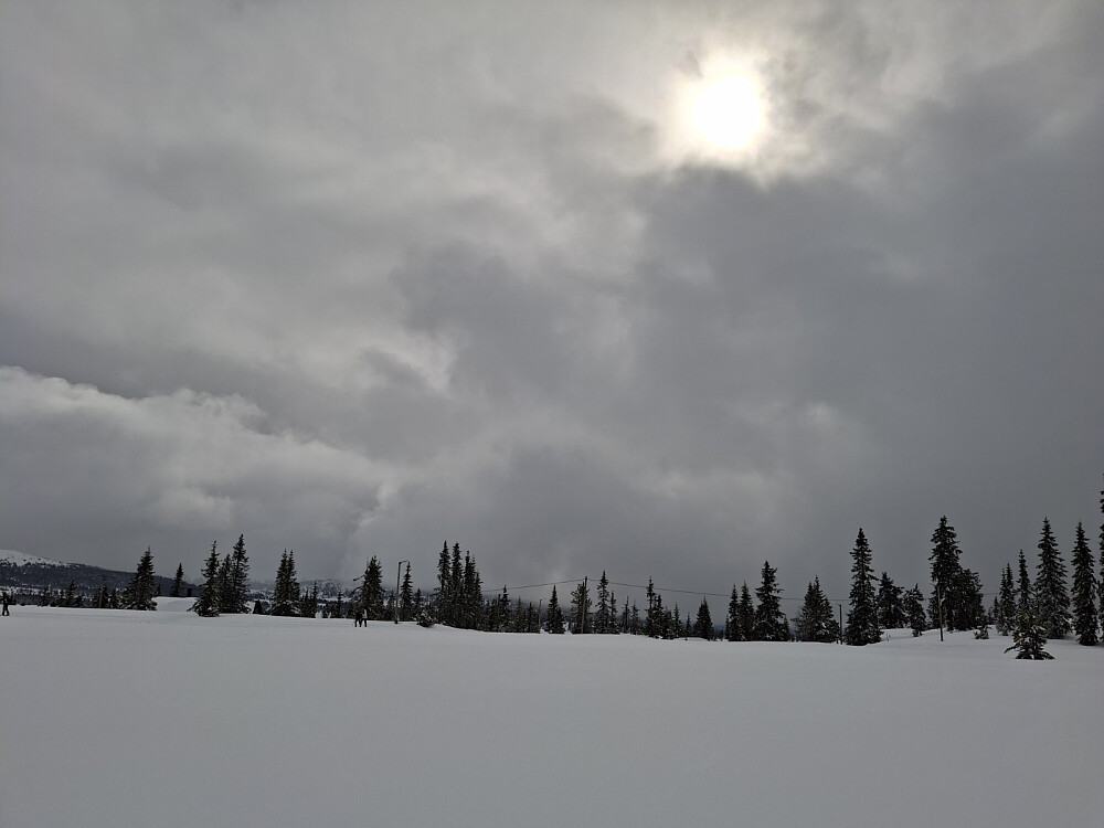 Ved turstart på Sjusjøen