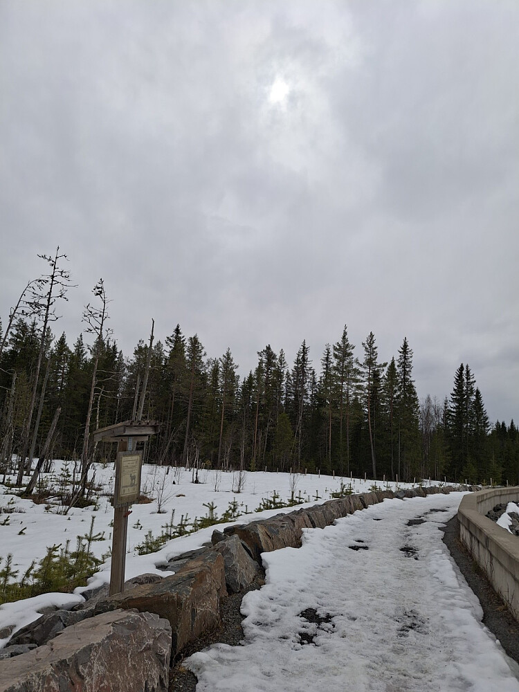 Fortsatt en del snø ved Krokflø