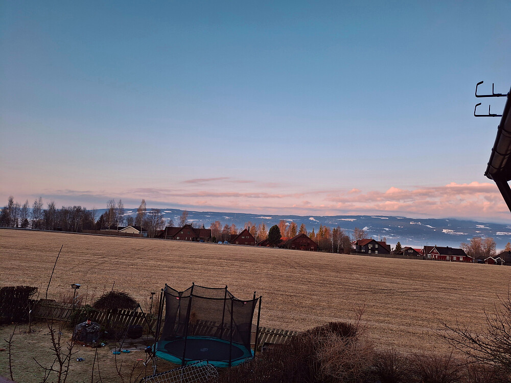 Morgenstemning i Blestervegen