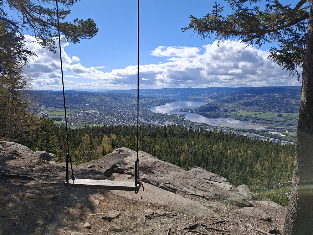 På Balbergkampen utsikt