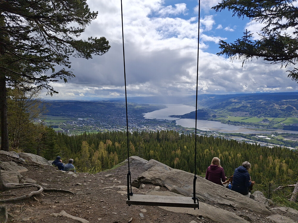 På Balbergkampen utsikt