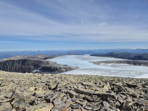 Gjegnalundsbreen sett frå Gjegnen