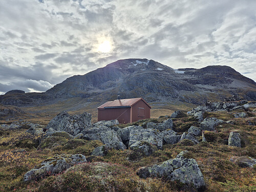 Ved Øykjeheivatnet mot Botnafjellet