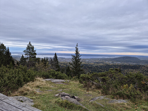 Utsikt frå Hovdehytta. 