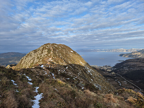 Utsikt nordover frå Gangeskaregga