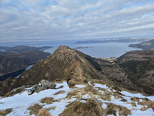 Utsikt frå Alskartinden mot Gangeskaregga