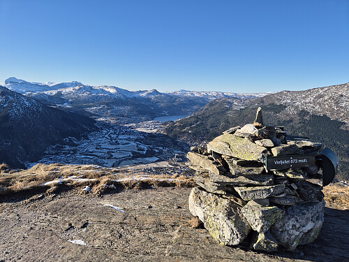 Utsikt frå Viafjellvarden