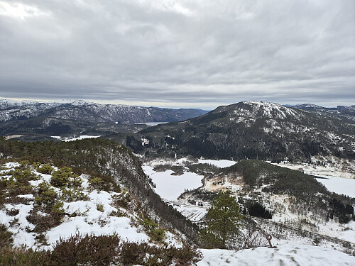 Utsikt frå Flekkenipa