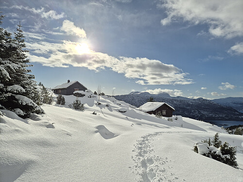 Flott ved Hovlandsstølen. 