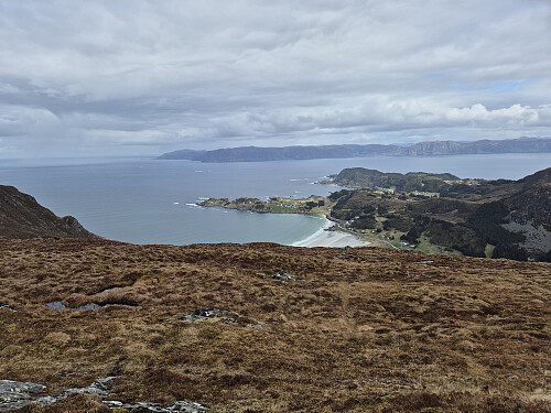 Utsikt mot Refviksanden frå Traneberget