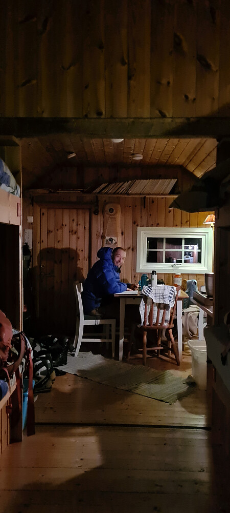 Koselig men kaldt på Tyssenaustet.