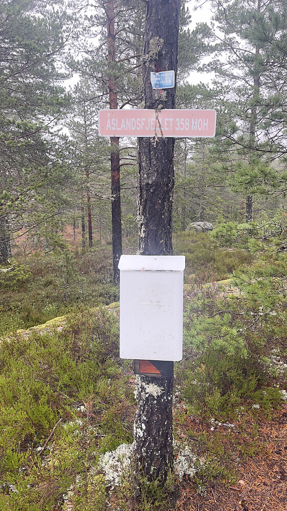 Åslandsfjell postkasse