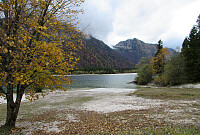 Lago del Predil, a very nice mountain lake between Sella Nevea and Tarvisio