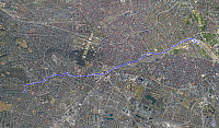 Through Wien from Hauptbahnhof