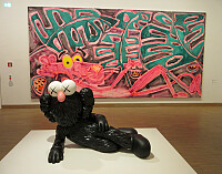 Visiting the KAWS exhibition in Albertina Modern