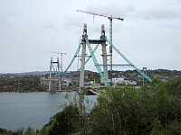 Taking a look at the construction of the new bridge to Sotra