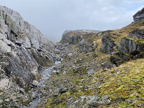 Dalsøkket sett nordover mot samløpet med Krossdalen