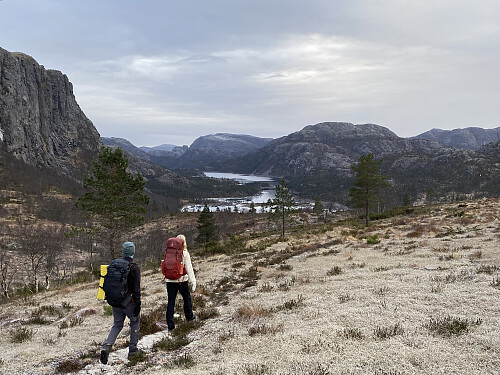 Nedover Brogaheia mot Longavatnet