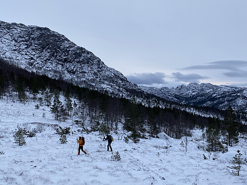 Frå same staden, der me passerer vest for Fonna og Krunefjell