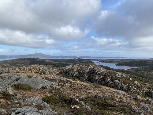 Fra Søre Sålefjell mot Bokn, Håvelifjell og Reiarsvatnet